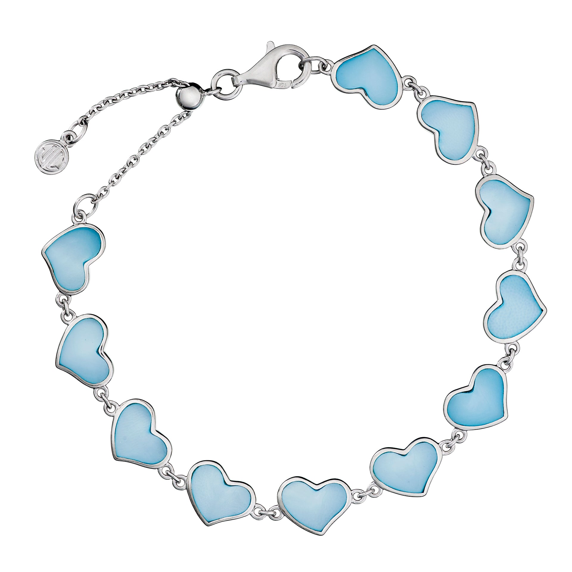 Gorgeous Mother of Pearl & outlets Turquoise Silver Bracelet approx 8