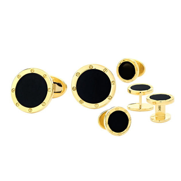 Diamond hot sale tuxedo studs