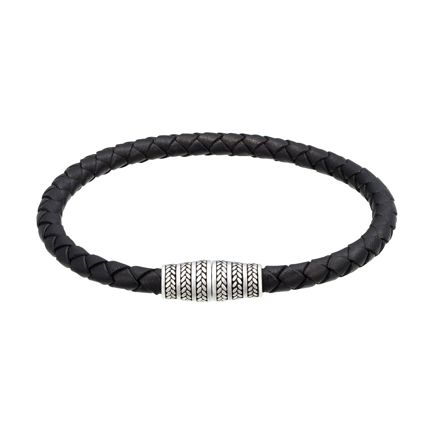 Woven Sterling Magnet Bracelet