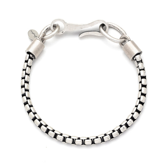 Sterling Silver Box Chain Bracelet