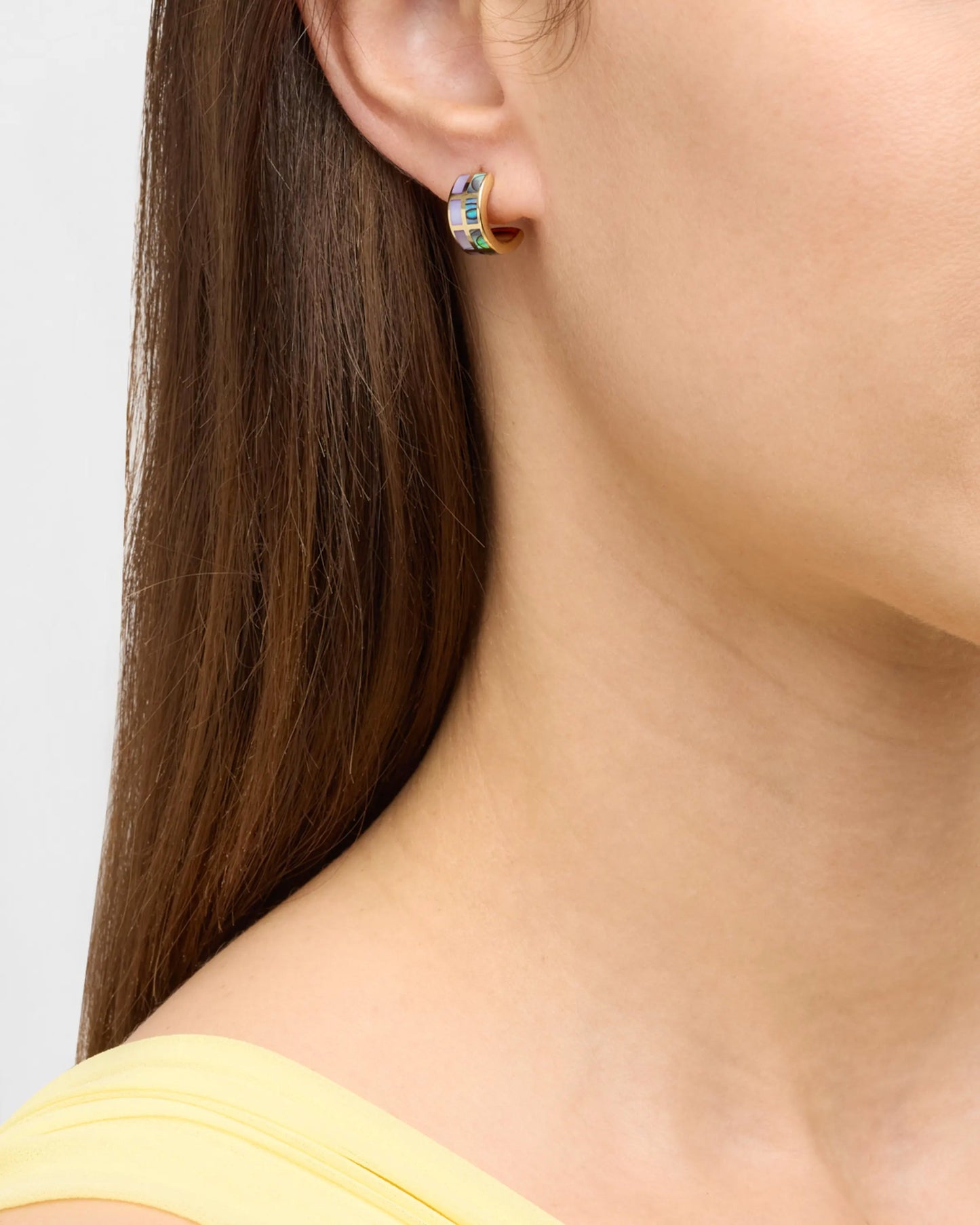 Dash Climber Multicolor Gemstone 18K Gold Vermeil Sterling Silver Earrings