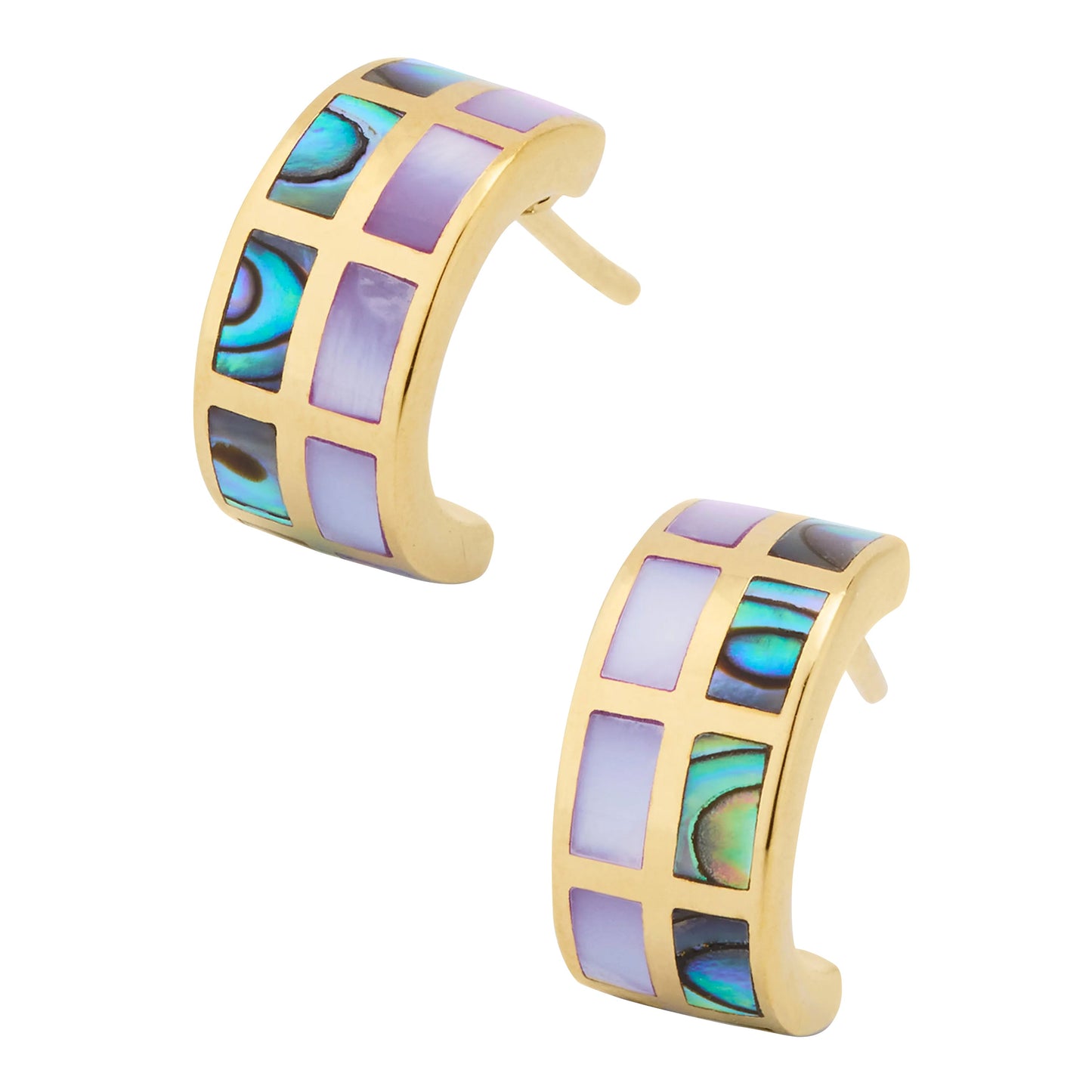 Dash Climber Multicolor Gemstone 18K Gold Vermeil Sterling Silver Earrings