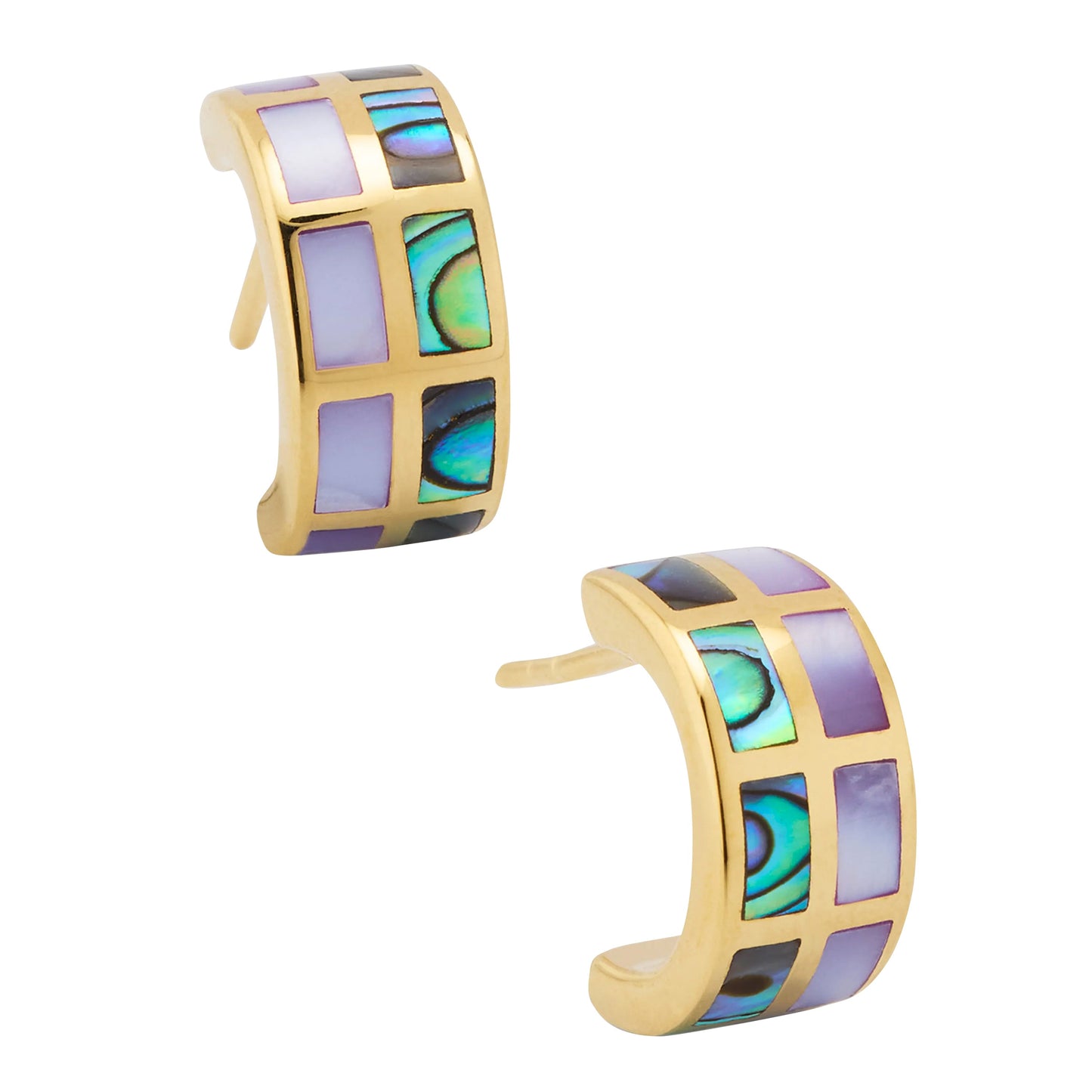 Dash Climber Multicolor Gemstone 18K Gold Vermeil Sterling Silver Earrings