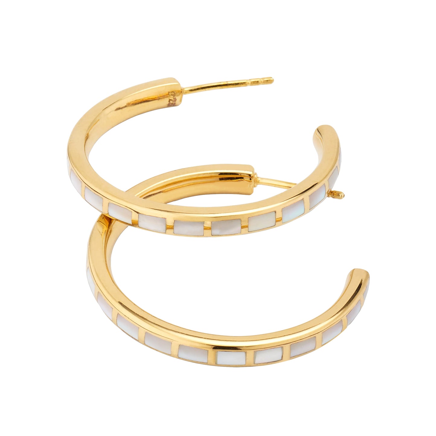 Dash Hoop 18K Gold Vermeil Sterling