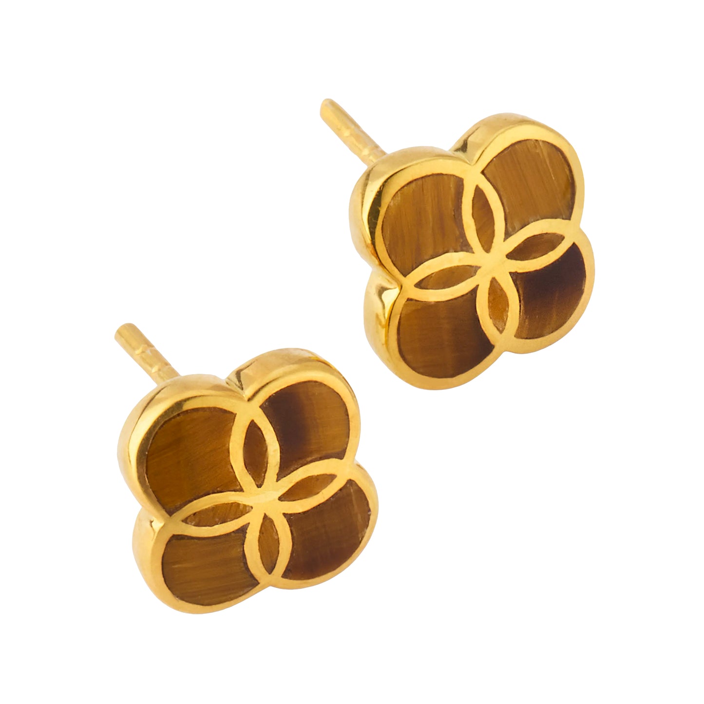 Petal Sterling Stud Earrings