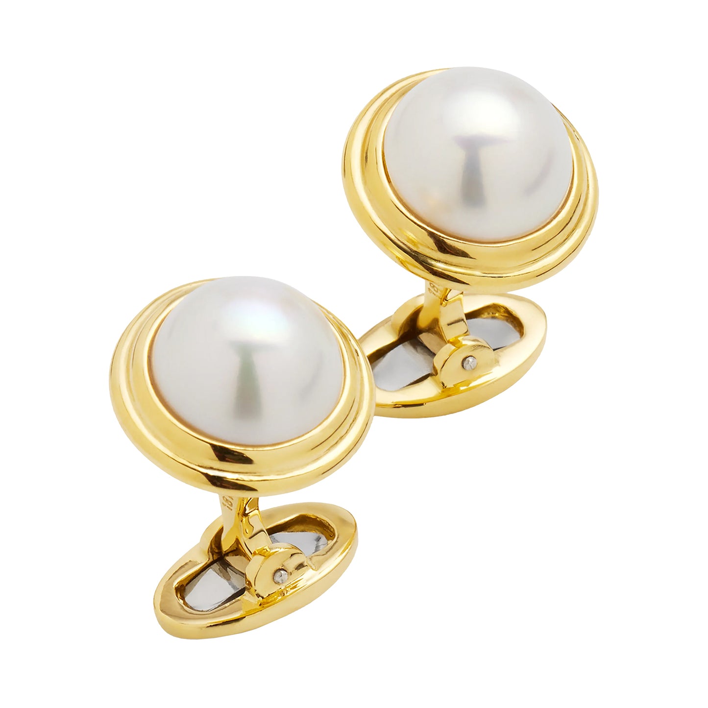 Pearl 18Karat Gold Cufflinks