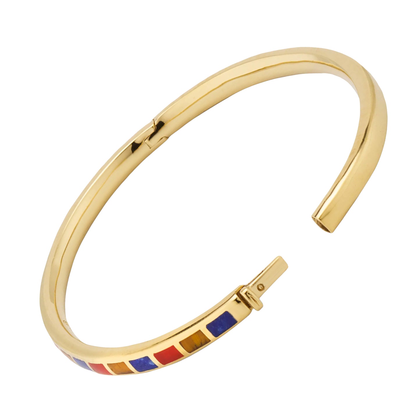 Dash Multicolor Gold Vermeil Sterling Bangle Bracelet