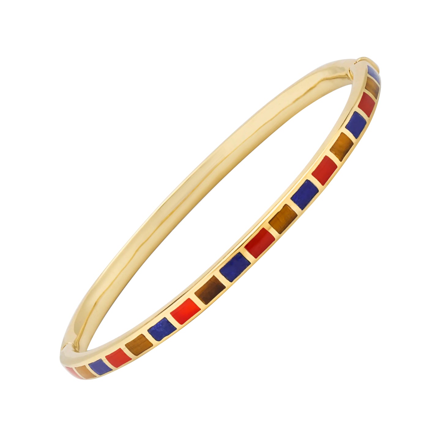 Dash Multicolor Gold Vermeil Sterling Bangle Bracelet