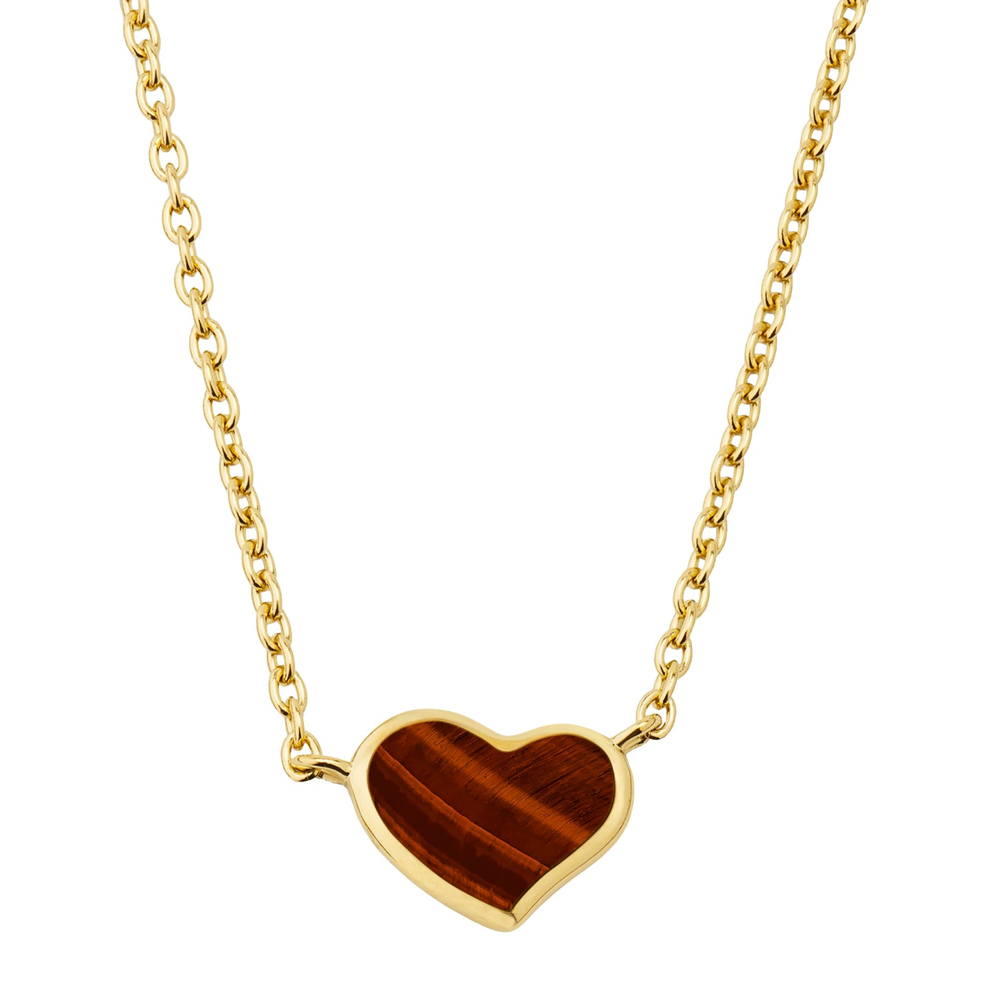 Heart Sterling Vermeil Necklace