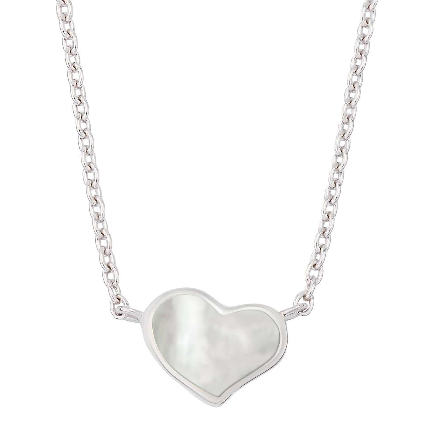 Heart Pendant Sterling Necklace