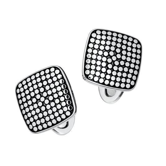 Dotted Square Sterling Cufflinks