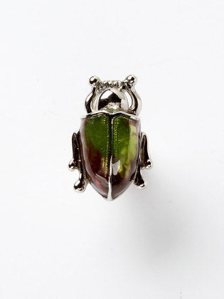 Beetle Nature's Jeweled Sterling Cufflinks