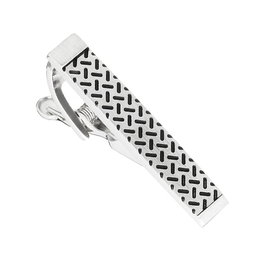 Etch Detail Sterling Silver Tie Bar I Jan Leslie