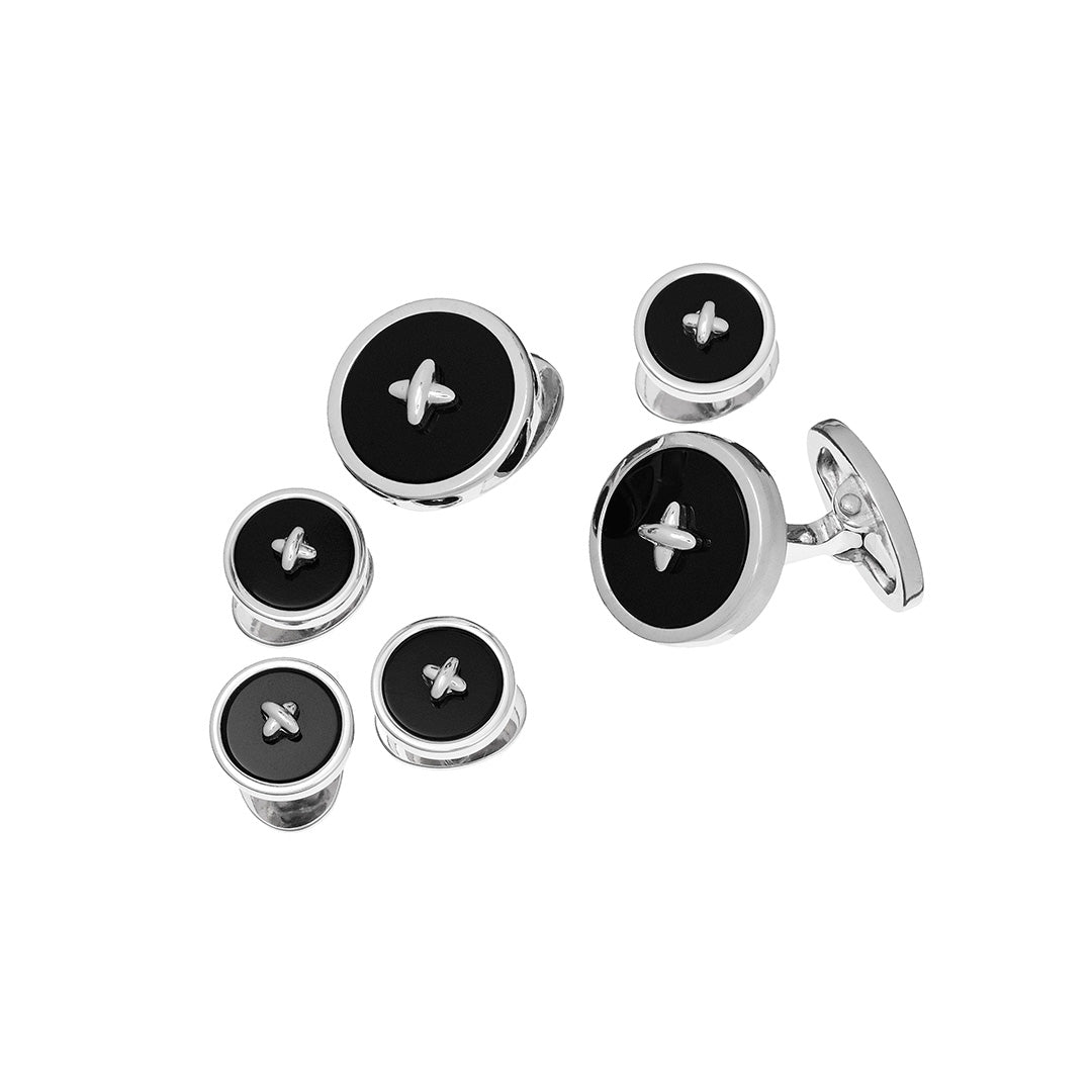 Sterling Sterling outlet Tuxedo Cufflinks and Studs