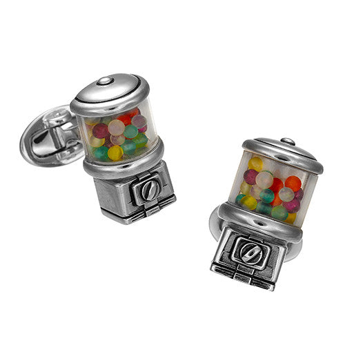 Gumball Machine Cufflinks - Jan Leslie Cufflinks and Accessories